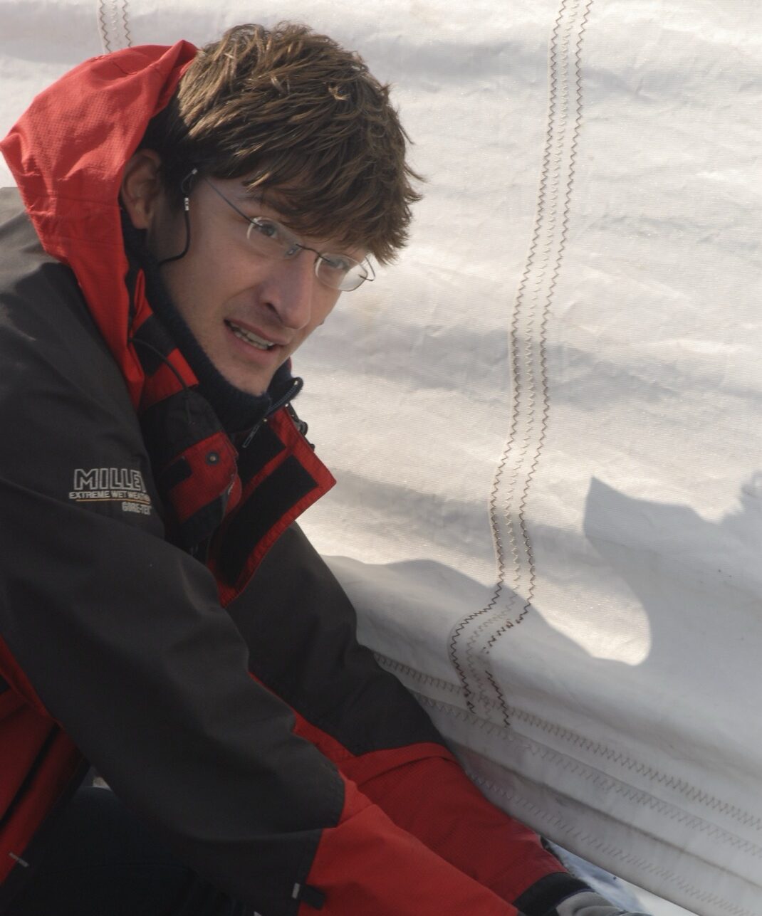 Michaël is positief over het wedstrijdvaren met Boudewijn Ridder op zeilschip Voorwaarts